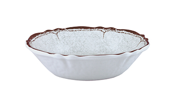 Antiqua White Cereal Bowl